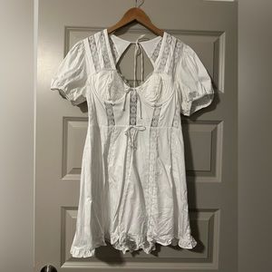 For Love & Lemons Poplin Mini Dress